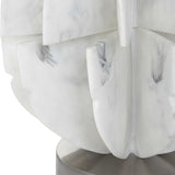 Modern European furniture - White Marble Look Table Lamp - www.oroa.com