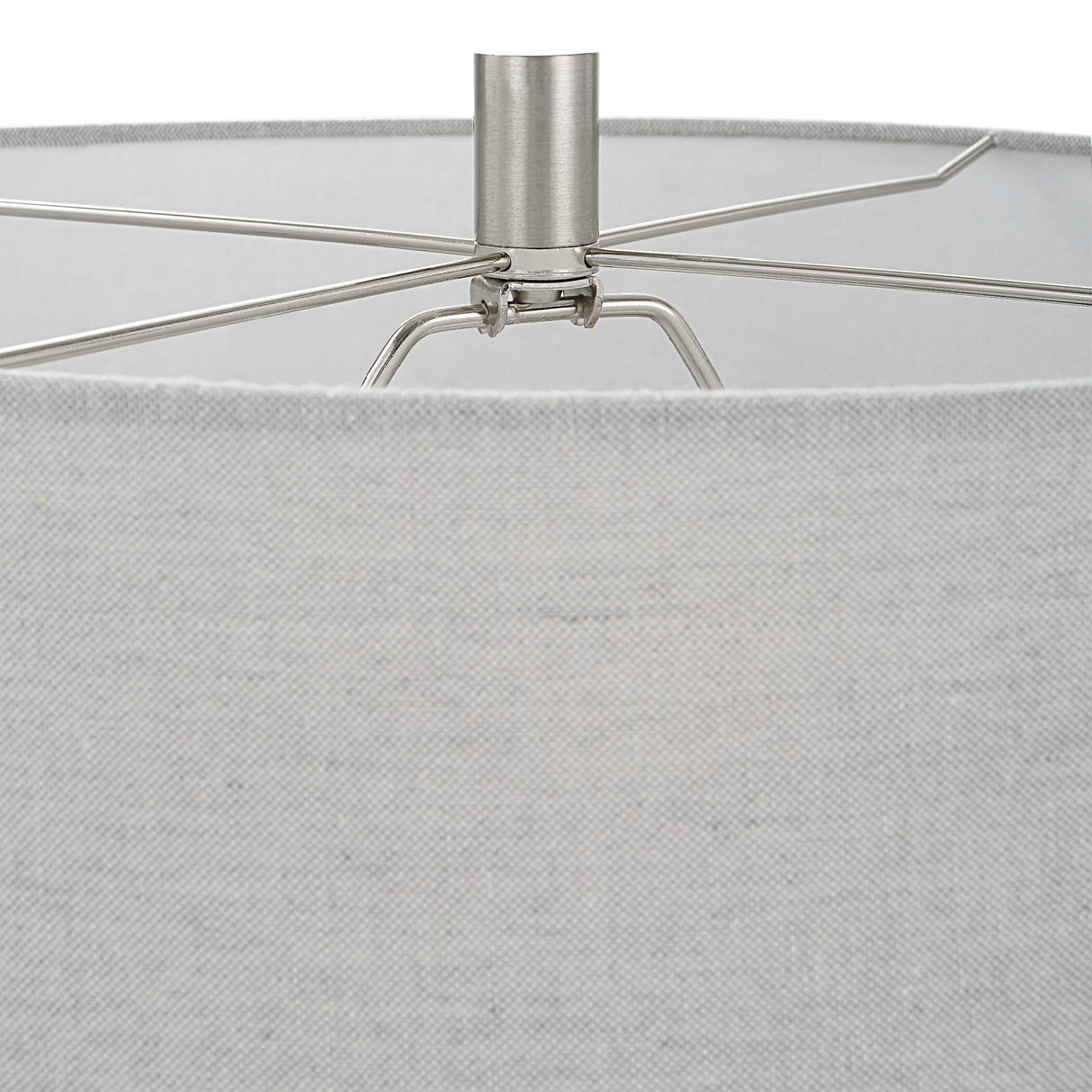 Satin Black Ceramic Table Lamp | Uttermost Twilight
