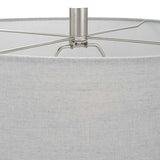 Satin Black Ceramic Table Lamp | Uttermost Twilight