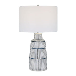   Ceramic Nautical Stripes Table Lamp | Oroa.com