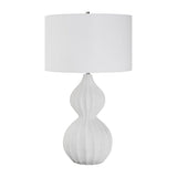 Modern European furniture - White Marble Inspired Table Lamp - www.oroa.com