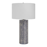 Glazed Stripes Ceramic Table Lamp | Uttermost Havana