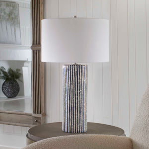   Glazed Stripes Ceramic Table Lamp | Oroa.com
