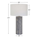 Glazed Stripes Ceramic Table Lamp | Uttermost Havana
