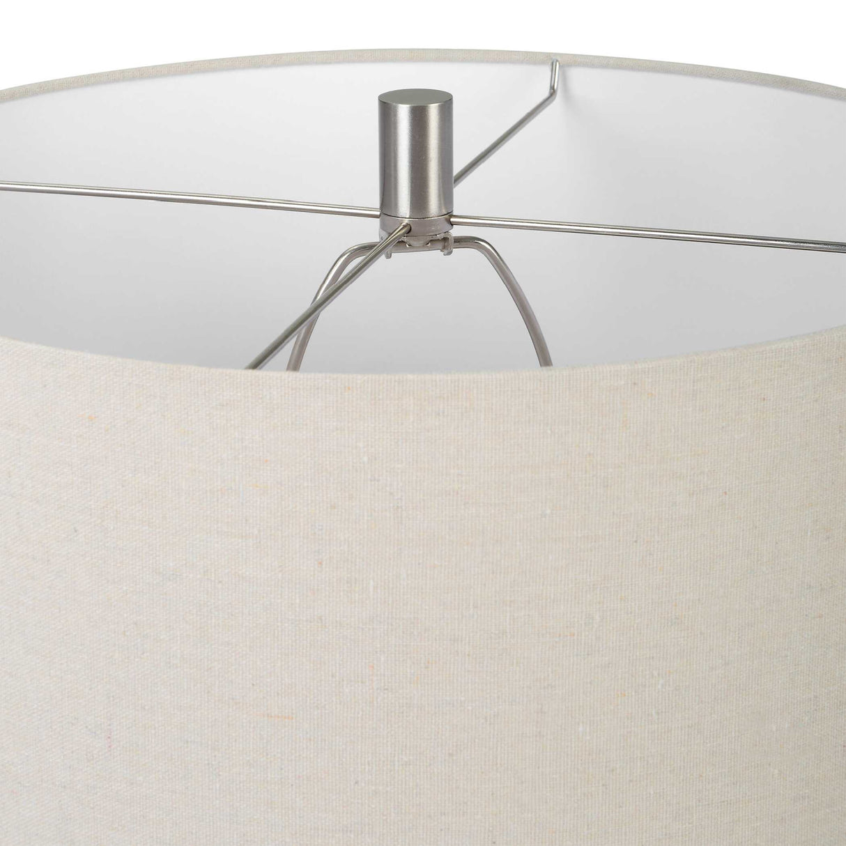 Gray Dripped Ceramic Table Lamp | Uttermost Cyclone