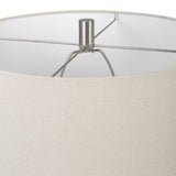 Gray Dripped Ceramic Table Lamp | Uttermost Cyclone