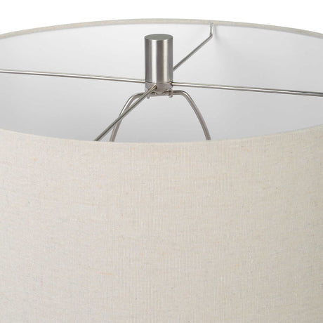 Gray Dripped Ceramic Table Lamp | Uttermost Cyclone