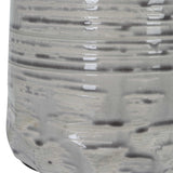 Gray Dripped Ceramic Table Lamp | Uttermost Cyclone