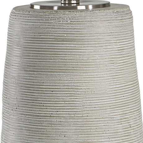 Carved Ring Ceramic Table Lamp | Uttermost Mountainscape