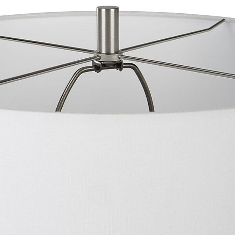 Mottled Gray Ceramic Table Lamp | Uttermost Scouts