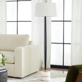 Channeled Cast Iron Floor Lamp | Uttermost Miraz - www.oroa.com