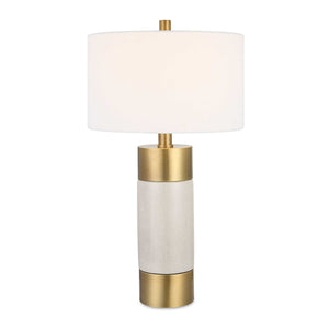  White Crackled Ceramic Table Lamp | Oroa.com