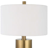 White Crackled Ceramic Table Lamp | Uttermost Adelia