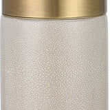 White Crackled Ceramic Table Lamp | Uttermost Adelia