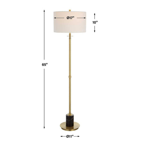 Antique Brass Floor Lamp | Uttermost Guard - www.oroa.com