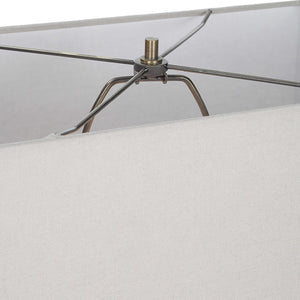   Rustic Black Iron Table Lamp | Oroa.com