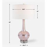 Pink Glass Table Lamp | Uttermost Rosa