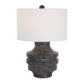 Modern European furniture - Black Wooden Rustic Table Lamp by Uttermost Timber - www.oroa.com