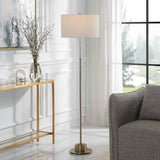 Modern European furniture - Antique Brass Adjustable Floor Lamp - www.oroa.com