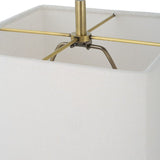 White Marble Block Buffet Lamp | Uttermost Escort