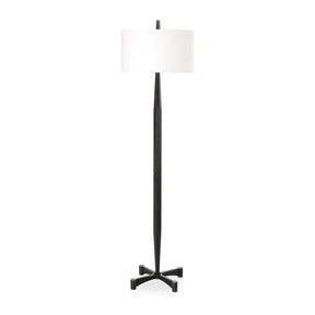 Modern European furniture - Aged Black Tapered Floor Lamp - www.oroa.com