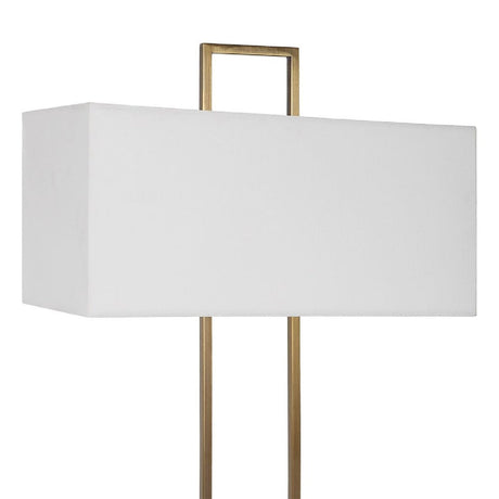 White Marble Pillar Table Lamp | Uttermost Column