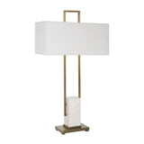 White Marble Pillar Table Lamp | Uttermost Column