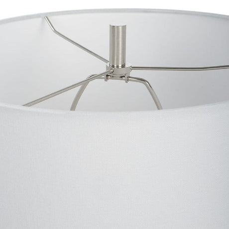 Stacked White Stone Table Lamp | Uttermost Ascent