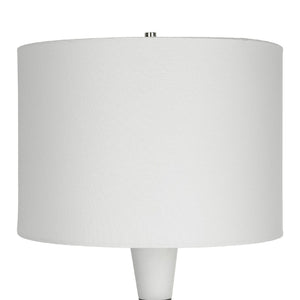   Black & White Stone Table Lamp | Oroa.com