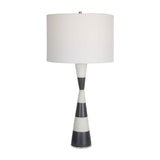 Black & White Stone Table Lamp | Uttermost Bandeau
