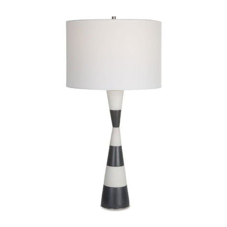 Black & White Stone Table Lamp | Uttermost Bandeau