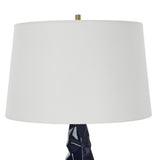 Blue Gloss Ceramic Table Lamp | Uttermost Kavos