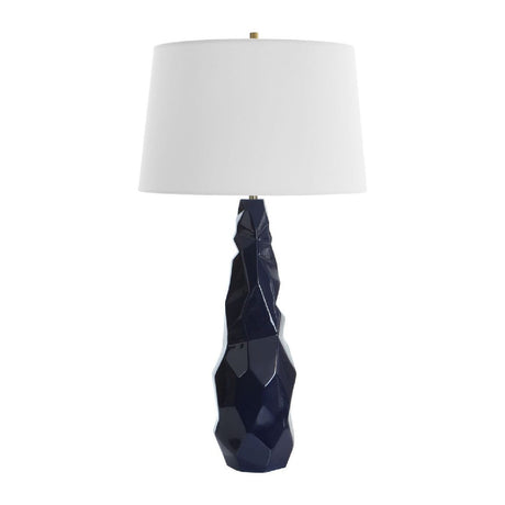 Blue Gloss Ceramic Table Lamp | Uttermost Kavos