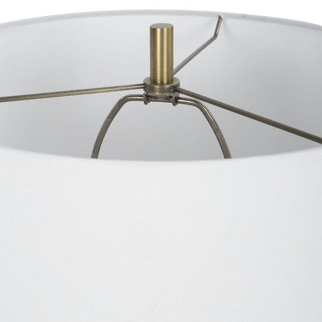 Blue Gloss Ceramic Table Lamp | Uttermost Kavos