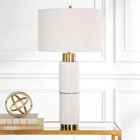 Whitewashed Wood Look Table Lamp | Uttermost Ruse