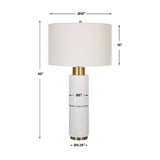 Whitewashed Wood Look Table Lamp | Uttermost Ruse