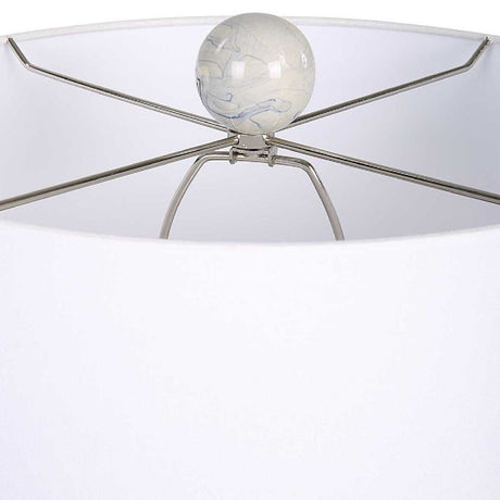 Blue Drip Ceramic Table Lamp | Uttermost Waves