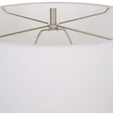 Organic-Shaped White Stone Table Lamp | Uttermost Remnant