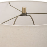 Modern European furniture - Smoky Gray Glass Table Lamp - www.oroa.com