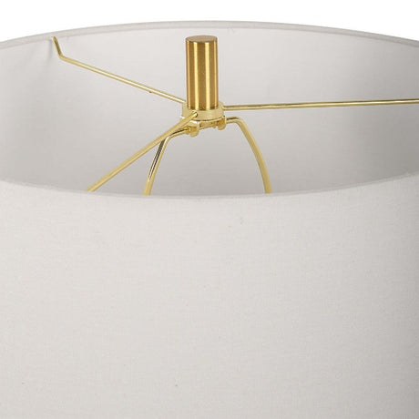 Modern European furniture - Round Alabaster Table Lamp - www.oroa.com