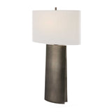 Gray Steel Table Lamp | Uttermost V-Groove