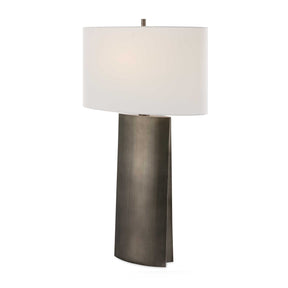 Modern European furniture - Gray Steel Table Lamp - www.oroa.com