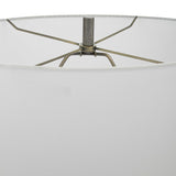 Gray Steel Table Lamp | Uttermost V-Groove