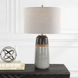 Modern European furniture - Two-Toned Ceramic Table Lamp - www.oroa.com
