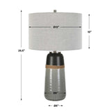 Modern European furniture - Two-Toned Ceramic Table Lamp - www.oroa.com