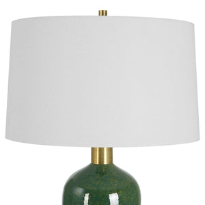   Mottled Green Ceramic Table Lamp | Oroa.com