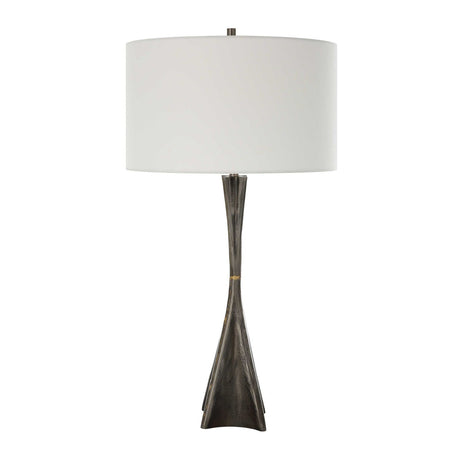 Textured Cast Iron Table Lamp | Uttermost Keiron