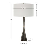 Textured Cast Iron Table Lamp | Uttermost Keiron
