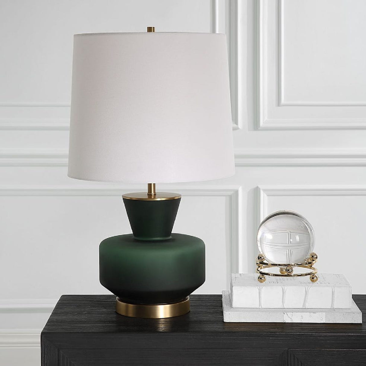 Mid-Century Modern Glass Table Lamp | Uttermost Trentino - www.oroa.com