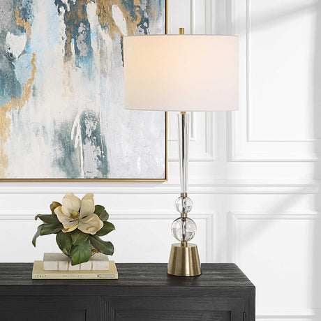Modern European furniture - Crystal Spheres Table Lamp - www.oroa.com